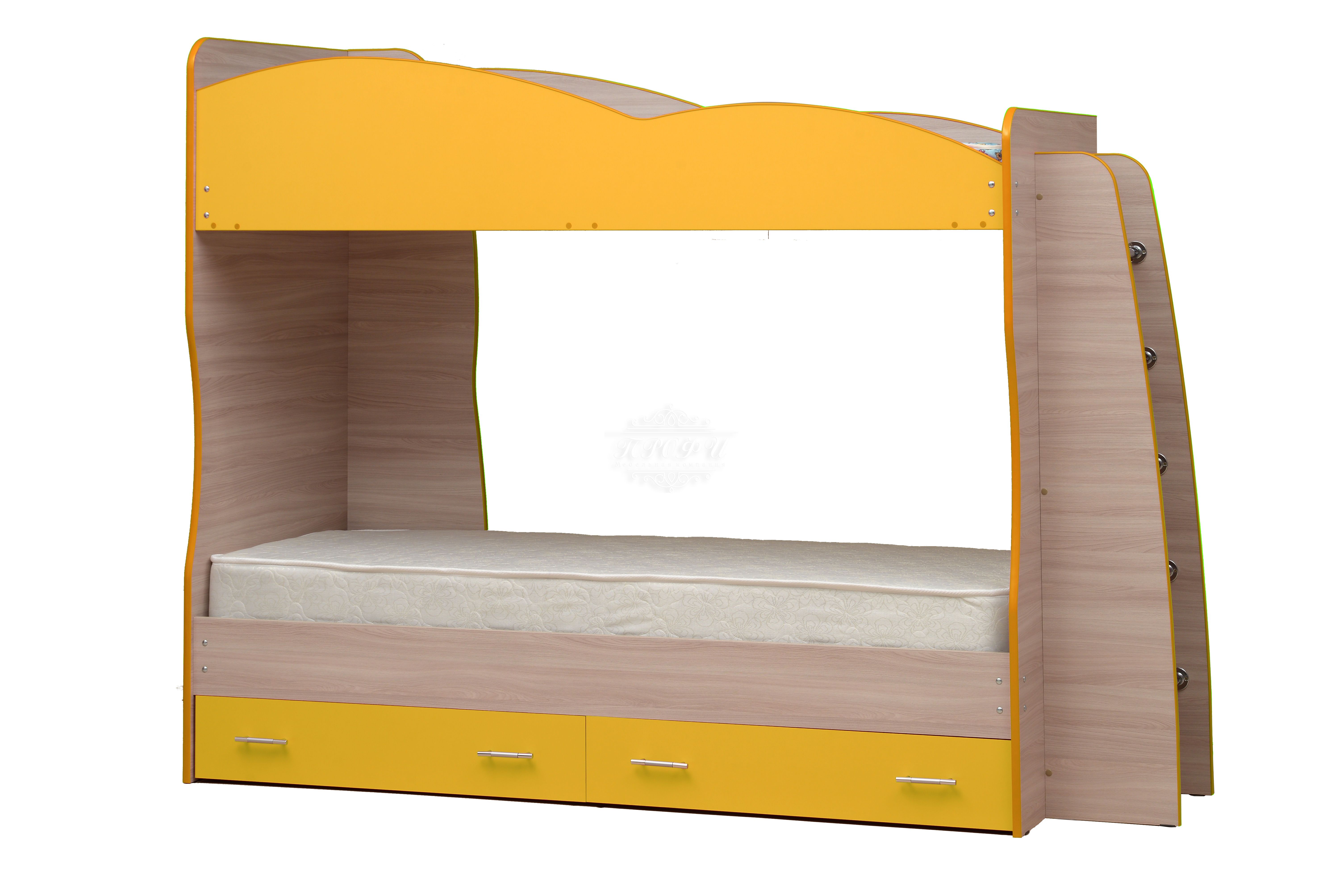 Детская двухъярусная кровать «Юниор 1.1» фото