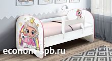 Кровать с фотопечатью «Принцесса»