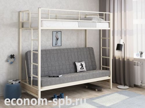 Двухъярусная кровать с диваном «Мадлен» фото