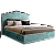  Кровать с подъемным механизмом «Lotos» 1400 мм Морской бриз