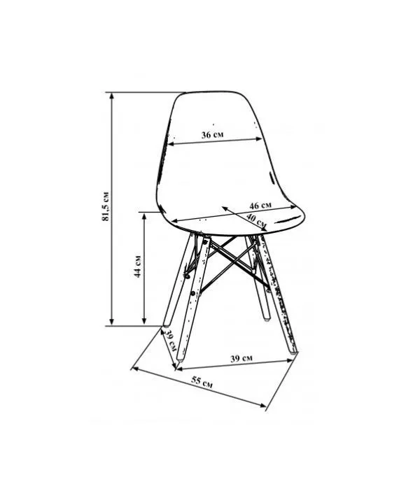 Стол и стулья Eames фото