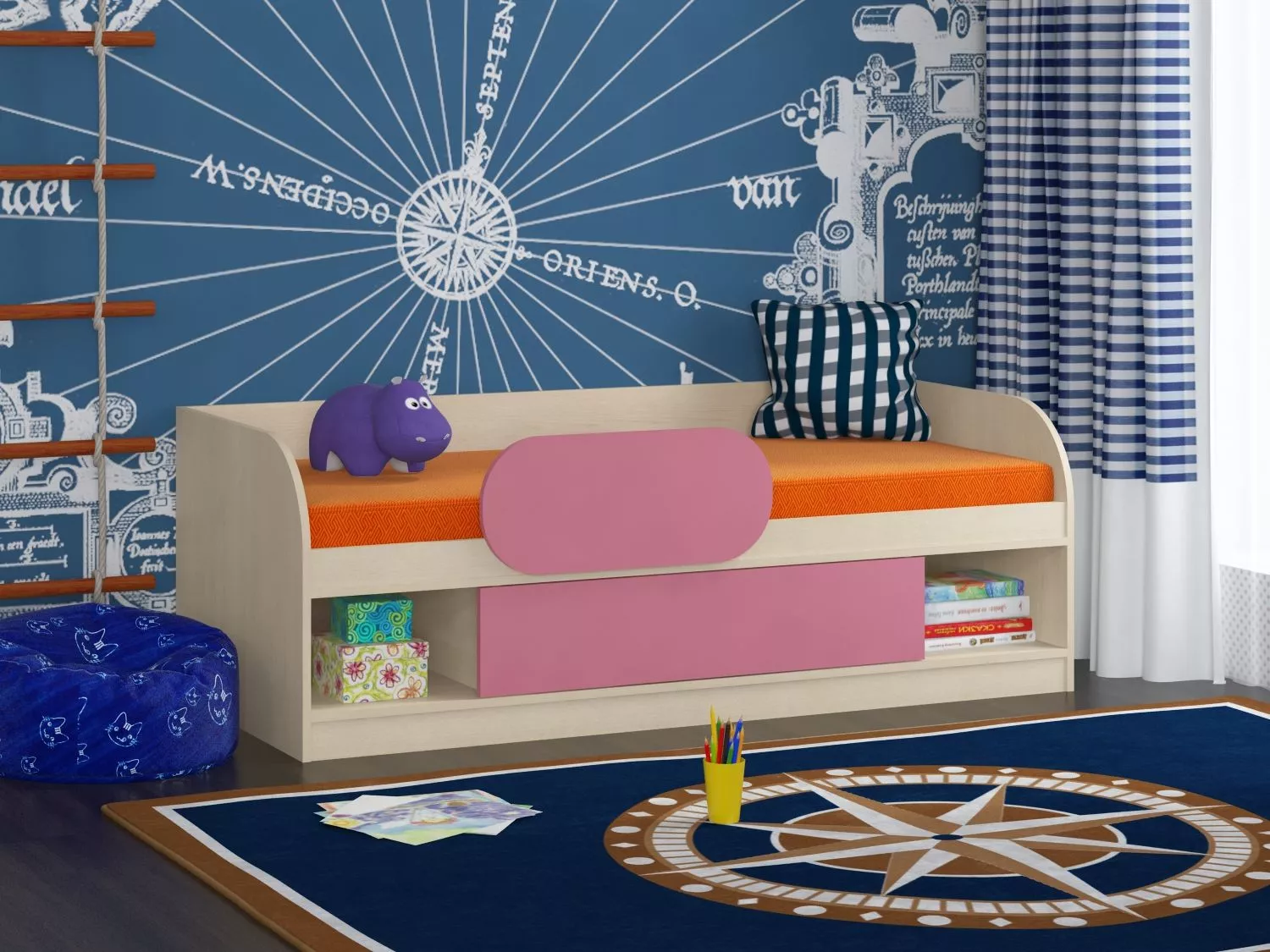 Кровать «Соня 4» с бортиком фото